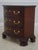 Traditional Pair Thomasville 3 Drawer Mahogany Bowfront Nightstands For Sale - Image 3 of 18