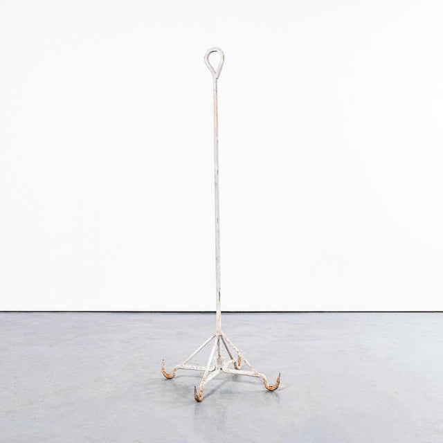 1930s Forged Cornish Butchers Hanging Hook Cluster, 1930s For Sale - Image 5 of 5