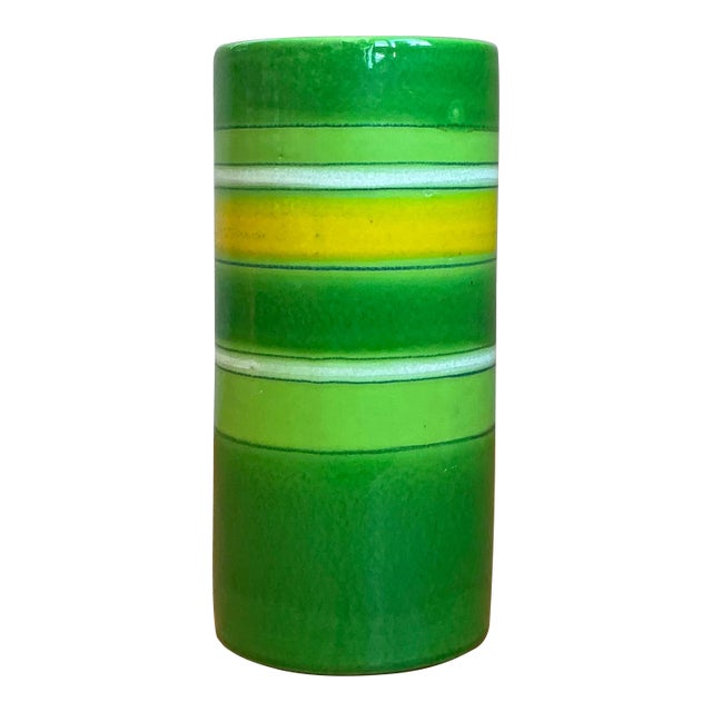 Vintage Italian MCM Rosenthal Netter Ceramic Vase For Sale