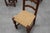 Mid-Century Brutalist Chairs in Wood and Wicker, Belgium, 1970s, Set of 8 For Sale - Image 12 of 17