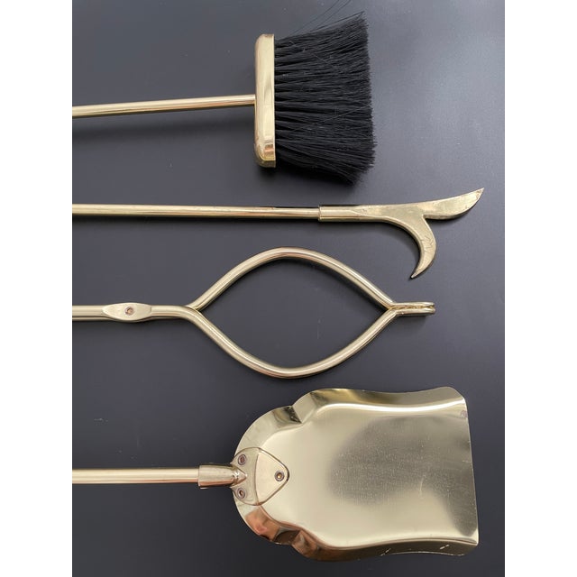 Vintage Green Marble Fireplace Tools - Set of 5 For Sale - Image 12 of 18