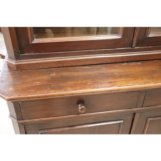 Antique Mid 19th Century Sideboard in Walnut Veneer For Sale - Image 6 of 17