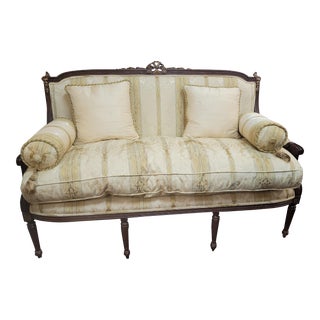 Vintage Louis XV Style French Settee For Sale