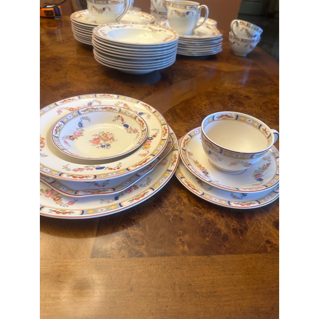 Antique Late 19th Century Rare Park Johnson Bros. England "Arundale" Pattern 68 Pieces Floral Dining Set For Sale - Image 18 of 18
