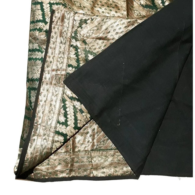 Late 20th Century Brocade Silk Kantha Throw For Sale In New York - Image 6 of 12