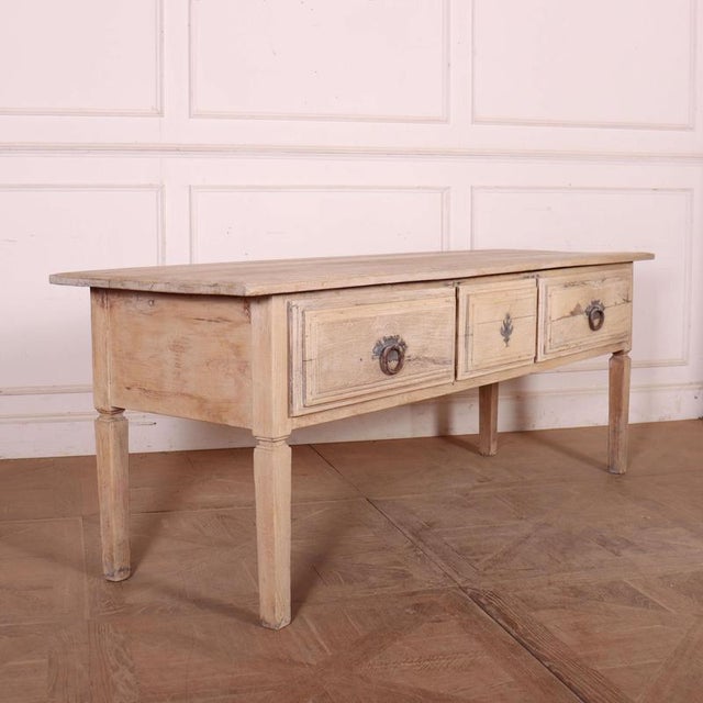 Portuguese Bleached Dresser Base For Sale - Image 10 of 10