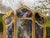 Late 20thC French Louis XVI Gold Beech Room Divider Screen - 3 Panels For Sale - Image 13 of 18