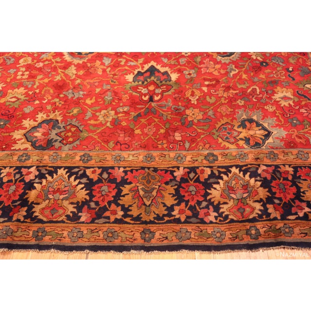 Textile Nazmiyal Collection Vintage German Hooked Area Rug For Sale - Image 7 of 10
