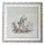 19th Century French Chinoiserie Chinese Export Style Watercolor Painting For Sale