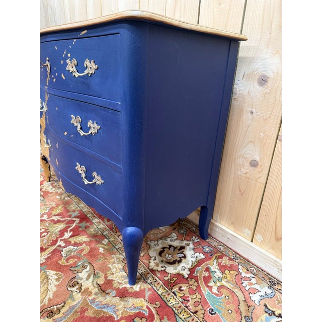 Louis XV Style Chest of Drawers, 1890s For Sale - Image 4 of 6