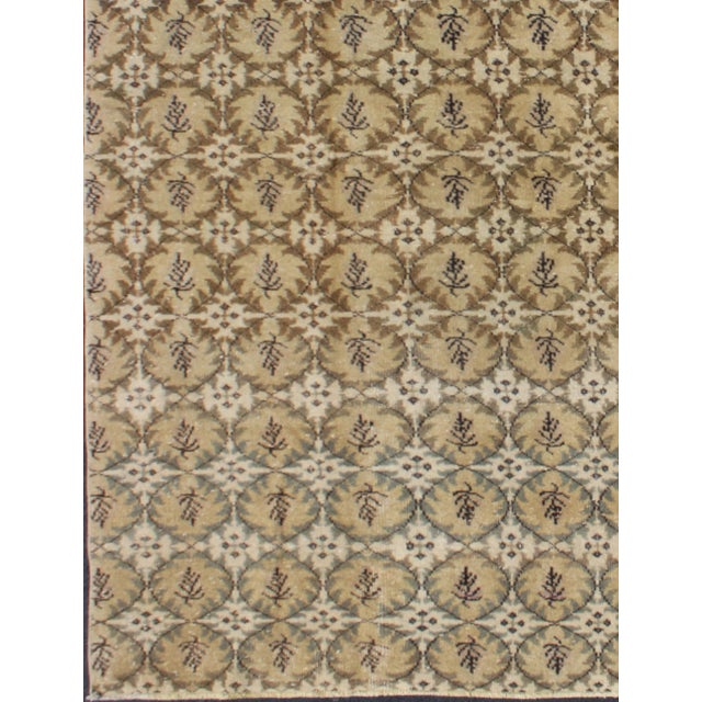 MidCentury Modern Vintage Rug With Repeating All Over Design Chairish