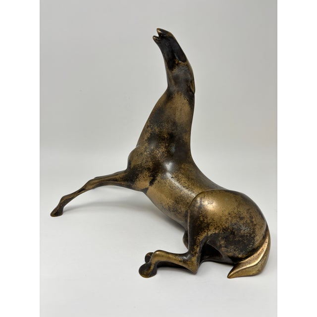 Loet Vanderveen Bronze Reclining Horse Sculpture Signed Numbered Limited Edition For Sale - Image 12 of 12
