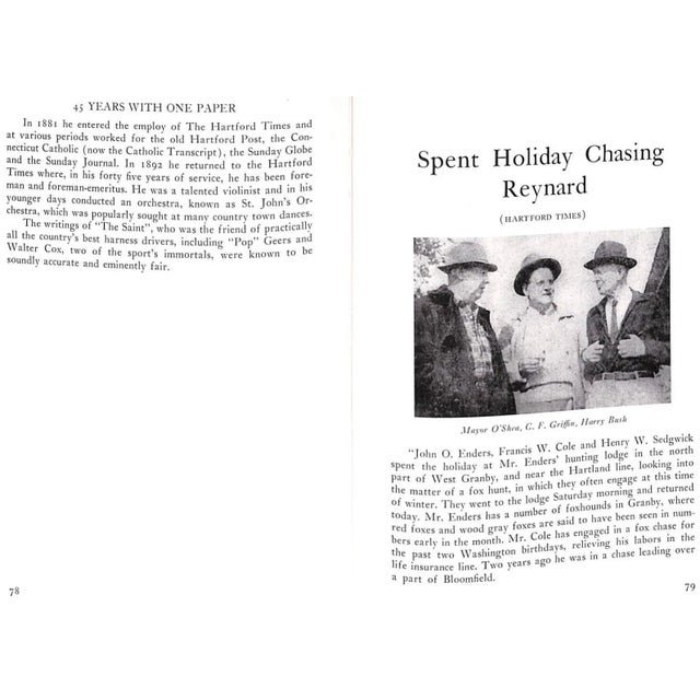 "A Fox Hunter's Scrapbook" 1945 Enders, John O. For Sale - Image 4 of 12