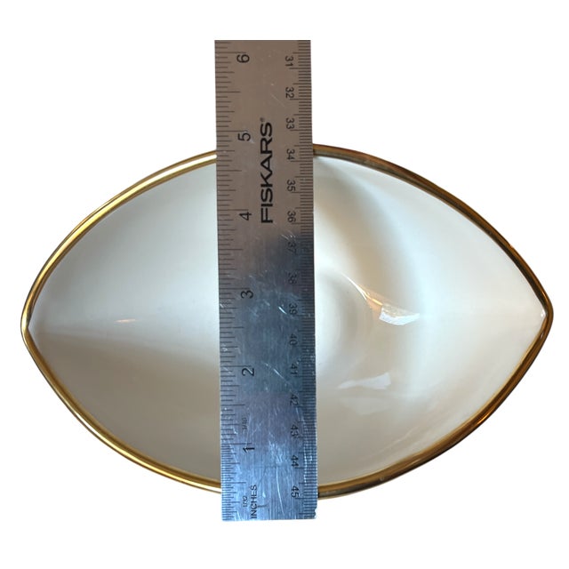 Pair of Hand-Painted L’Objet “Circe” Bowls | Blue, White & Gold | Portugal, 2005 For Sale - Image 9 of 9