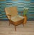 Beige Club Chair with Armrests and Back in Faux Leather, 1950s For Sale - Image 8 of 8