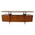 This elegant mid-century Italian desk stands out for its warm, fine dark wood finish, lending it a sophisticated and...