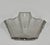 HETTIER et VINCENT & MULLER FRÈRES A nice pair of French art deco wall lights made around 1925-1935 in nickel plated solid...