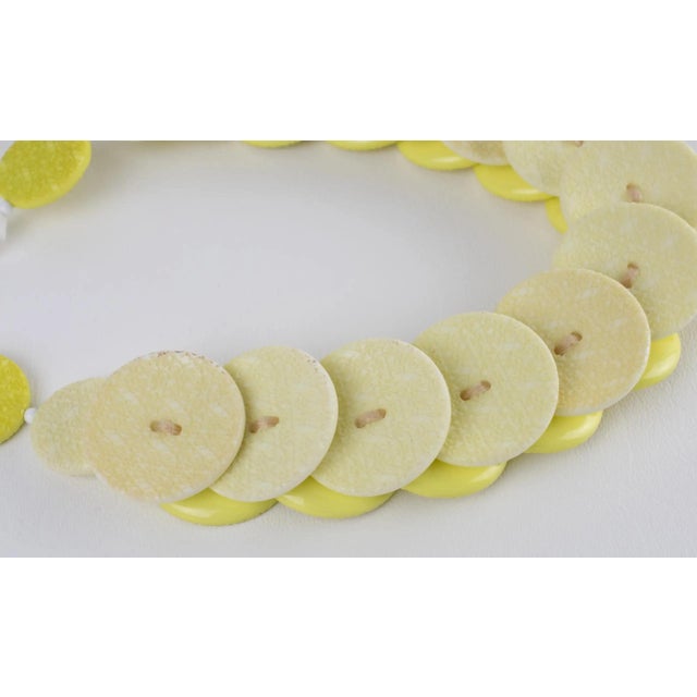 Angela Caputi Banana and Citrus Textured Resin Necklace For Sale - Image 9 of 15