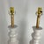Vintage Tall White Ceramic Column Lamps - a Pair For Sale - Image 9 of 14