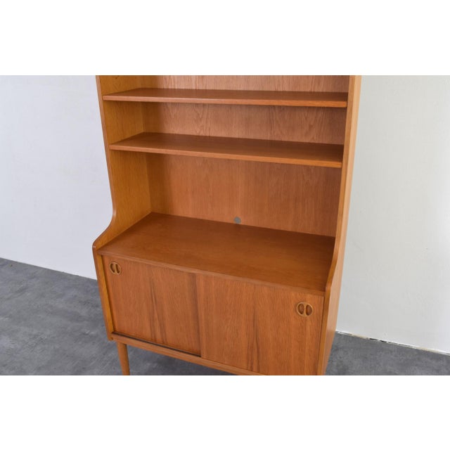 Mid-Century Modern Danish Oak Bookcase, 1960s For Sale - Image 14 of 15