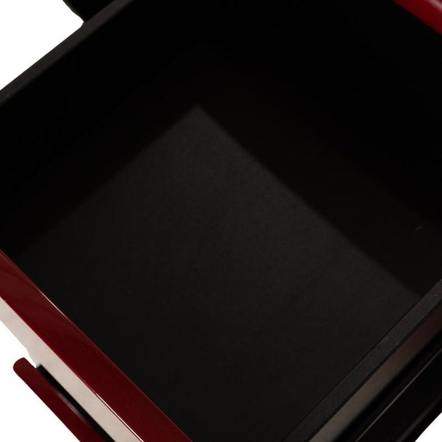 Tonda Sideboard in Red Wood from WK Wohnen For Sale - Image 4 of 18