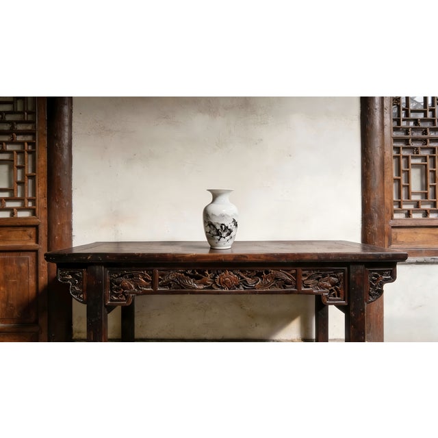 "W-13cm,H-23cm Experience the beauty and elegance of Chinese history with our Chinese Vintage Porcelain Handcrafted with...