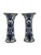 Antique Royal Delft Hand-Painted Floral Trumpet Vases by l.g.n. Ten Dam, 1916, Set of 2 For Sale - Image 9 of 9
