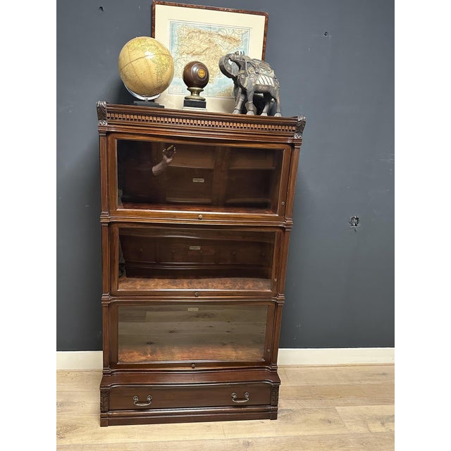 Bookcase from Globe Wernicke, 1890s, Set of 5 For Sale - Image 13 of 14