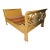 Vintage Hand-Painted Country Provincial Wooden Bed Frame For Sale