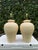 Contemporary Vintage Ribbed Ceramic Table Lamps – Pair For Sale - Image 3 of 12