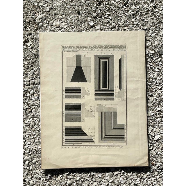 Vintage Boho Architectural Original Print For Sale - Image 10 of 12