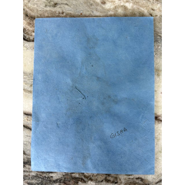 2020 Rene Romero Schuler Original Ballerina Ballet Painting “Gisha” in Copper Leaf, Framed For Sale - Image 12 of 15