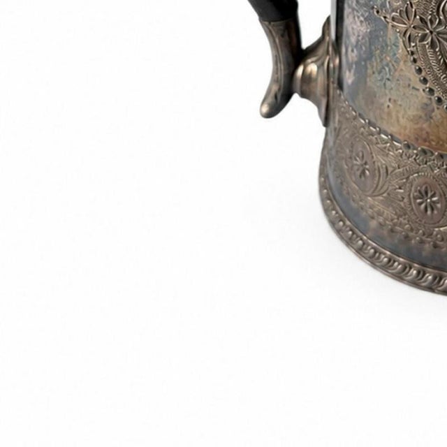 Antique Silver Plated Victorian Teapot, 1800s For Sale - Image 3 of 6