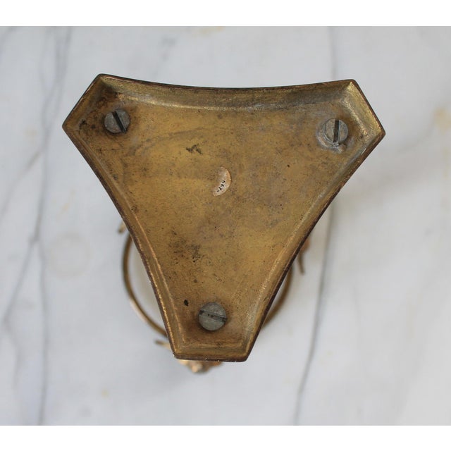 Vintage Solid Brass Stand With Rams Head and Feet Tea Light Holder For Sale - Image 11 of 11