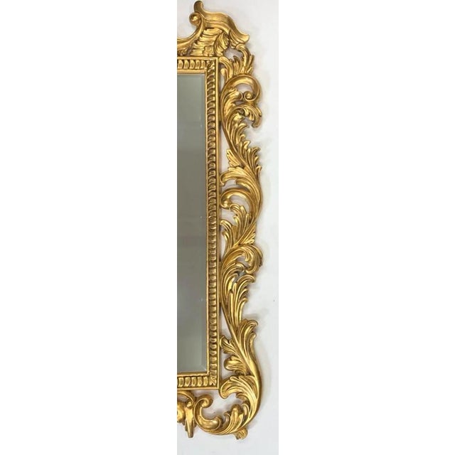 Chinese Chippendale Mirror Gilt Pier Mirror For Sale - Image 3 of 10