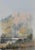 Jacques NOURY (1927-2021) Landscape, 1980 Original watercolor Signed and dated in pencil On thin cardboard, 33 x 47 cm...