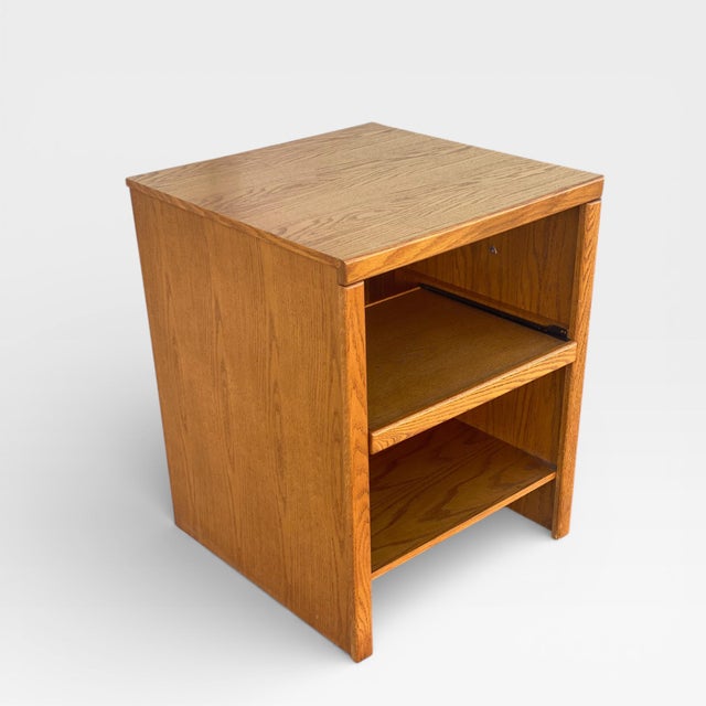 Pair of 1990s Oak Modular Utility Cabinets For Sale In Los Angeles - Image 6 of 18