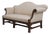 Georgian Nicely Carved Mahogany Upholstered Loveseat For Sale