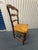 Vintage Carved Ladder‑Back Rush Seat Chairs – Set of 6 For Sale In Chicago - Image 6 of 12
