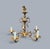 Vintage Hollywood Regency Brass Chandelier 5 Light-Gothic Spanish Revival-as Is For Sale - Image 4 of 11