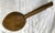 You can tell by the wear to the wooden spoon edge that this utensil has stirred many pots. Even the handle is worn from...