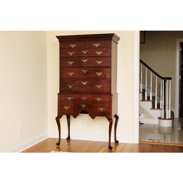 This “Killingly” Highboy, in superb original condition and finish, was expertly crafted in Killingly, Ct. between 1730 and...