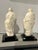 White Antique Figurative Sculptures, 1500s, Set of 2 For Sale - Image 8 of 10