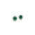 Traditional Natural Emerald Diamond Earrings 18k White Gold 3.8 TCW Certified For Sale - Image 3 of 10
