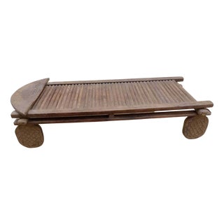 Wooden Pygmy Bed, Cameroon, 1960s For Sale