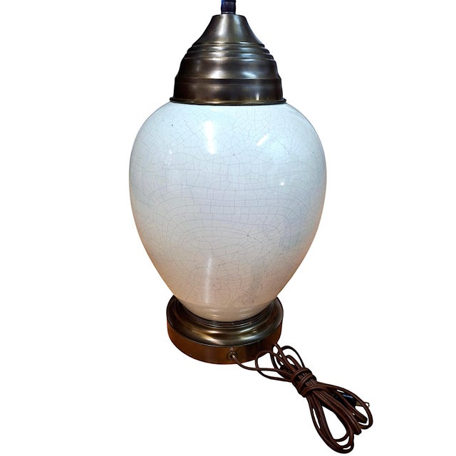 Mid 20th Century Mid 20th Century Tobacco Jars as Table Lamps - a Pair For Sale - Image 5 of 13