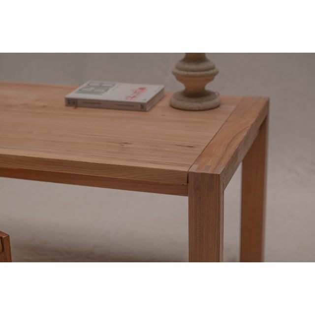 French Elm Desk Set from Maison Regain, 1970s, Set of 2 For Sale - Image 12 of 16