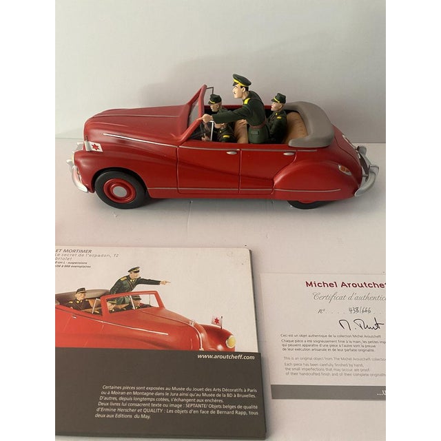 ARJ01 Blake & Mortimer Olrik Model Car by Michel Aroutcheff, 2005 For Sale - Image 3 of 17