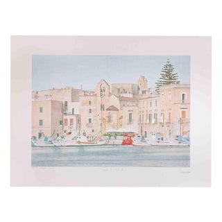 Cattaneo, When the Port is Silent, 1990 Lithograph For Sale