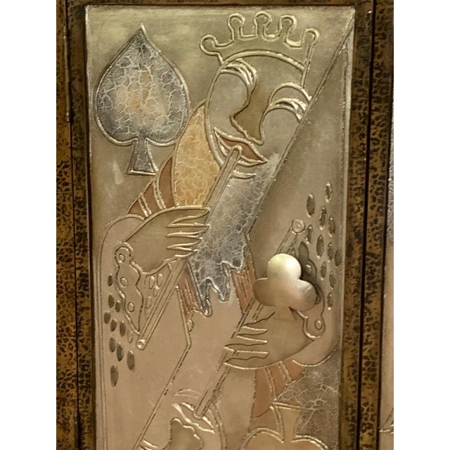 Masterpiece Playing Cards Credenza Lam Lee Group Dallas, 1990 For Sale - Image 6 of 17